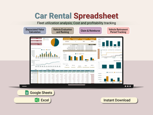 Car Rental Spreadsheet