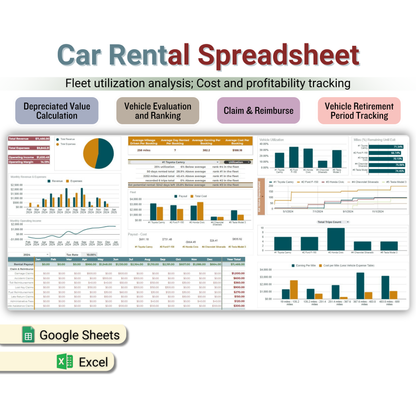 Car Rental Spreadsheet